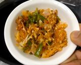รูปขั้นตอนการทำที่ 1 ของ หมูไก่สับกะเพราพริกสวน