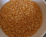 A picture of step 1 of Parippu cury.
