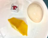 A picture of step 1 of Cheese Pumpkin Flan for Kids.