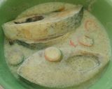 A picture of step 3 of Bhapa Ilish or Steamed Hilsa in microwave.