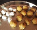 A picture of step 3 of Makhmali Balls.