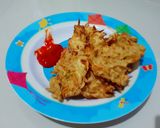Foto langkah ke 5 dari resep Bakwan isi Labu Siam & Wortel.