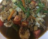 Foto langkah ke 5 dari resep Udang Saos Tiram.