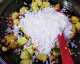 A picture of step 3 of Sago Khichdi.
