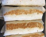 A picture of step 4 of Shredded Chicken Burritos.