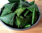 Foto langkah ke 4 dari resep Lupis ketan pandan (versi jualan).