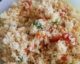 Foto del paso 9 de la receta Ensalada de couscous con aliño de Tahin