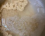 A picture of step 1 of Dahi Vada.