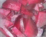 A picture of step 2 of Beet bread.