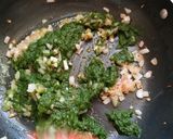 A picture of step 3 of Baked palak paneer rice.