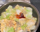 Foto langkah ke 3 dari resep Tumis sawi putih telur simple.