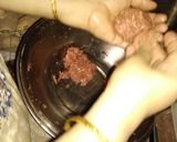 A picture of step 2 of Koftay Salan.