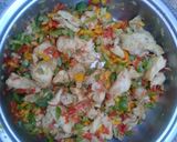 A picture of step 3 of Chicken pizza homemade.
