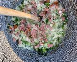 Tavaszi bográcsban készült medvehagymás gulyásleves recept fázis 1 fotója
