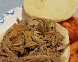 A picture of step 6 of Slow Cooker Italian Beef.