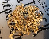 Une image de l'étape 7 de Salade de tomates au comté et noix sur lit de feuille de chêne.