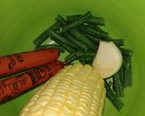 Foto langkah ke 1 dari resep Ca jagung kacang sosis.