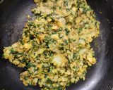 A picture of step 4 of Aloo Methi Tikki Burger.