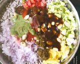 A picture of step 2 of Ragi Puffs Bhel.