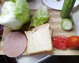 A picture of step 2 of Sandwich #15minutesorlesscontest.