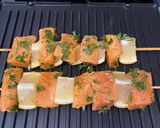 Une image de l'étape 3 de Brochette de truite marinée.