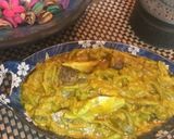 A picture of step 4 of Hot & Spicy Arum-lobe with Hilsha Head/ ইলিশ মাছের মাথা দিয়ে কচুর লতির ঝাল.