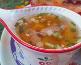 Hình bước làm 3 của món Canh bí đỏ nấu thịt bò