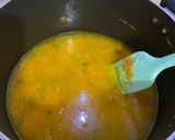 A picture of step 2 of Maggi man-chow soupy noodle 🍜.