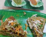 पालक उत्पम चीज़ी रैप रेसिपी चरण 3 फोटो