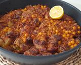Foto del paso 6 de la receta: Fideos tostados con costillas de cerdo y garbanzos