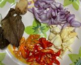 Foto langkah ke 1 dari resep Tumis Pepaya Muda Daun Melinjo.