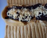 Foto langkah ke 6 dari resep Strudel pisang coklat.