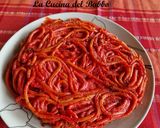 Foto del passaggio 7 della ricetta Pizza di Maccheroni con Barbabietola Rossa