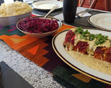Foto del paso 6 de la receta: Lomo de Cerdo horneado en especias con crema de ahuyama y zanaho