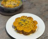 Gambar langkah 4 resipi Kuih bakar labu kuning.