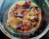 A picture of step 1 of Eggless fruity whole wheat plum pudding.