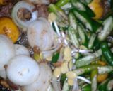 Foto langkah ke 2 dari resep Krengsengan pete hati ampela+calon telor.