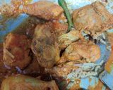 A picture of step 9 of Chicken tikka bryani.