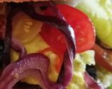 Une image de l'étape 4 de Humberger sauce houmous pistache.