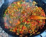 Foto del paso 13 de la receta: Arroz en paellera de mini verduras orgánicas y azafrán