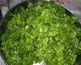 पालक भूजी (Palak Bhuji recipe in Hindi) रेसिपी चरण 1 फोटो
