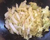 A picture of step 1 of California Farm Cabbage & Egg Coleslaw.