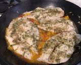 Une image de l'étape 13 de Filets d'églefin aux tomates, poivron jaune et estragon.