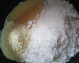 A picture of step 2 of Coconut laddoo.