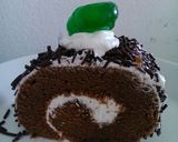 Foto langkah ke 7 dari resep Bolu Gulung Cokelat Kukus.....