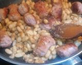 Foto del paso 6 de la receta: Habichuelas rebozadas con ajo y butifarra
