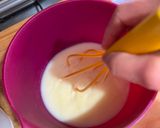 A picture of step 2 of Amie’s PUTO cheese.