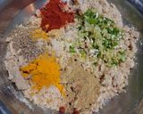 A picture of step 3 of Leftover Rice muthiya.