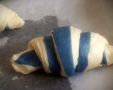 Foto del paso 14 de la receta Croissant bicolor de mantequilla