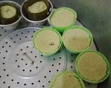 Foto langkah ke 4 dari resep Kue Putu Pandan (tanpa bambu).